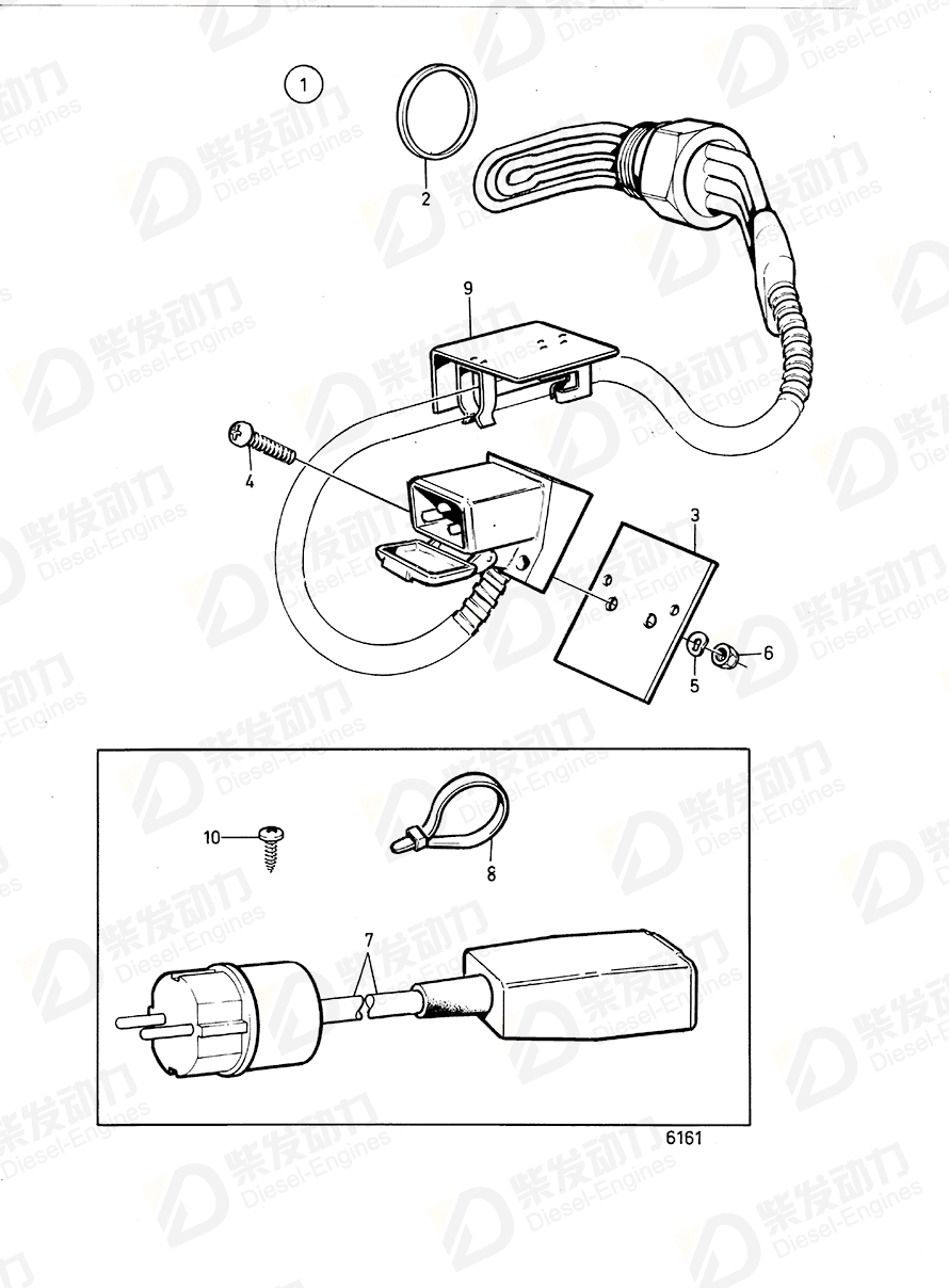 VOLVO Cable 1129295 Drawing